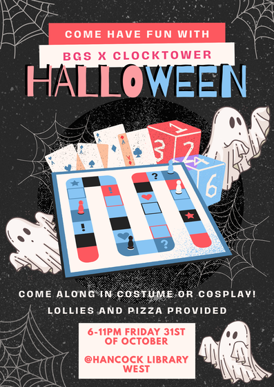 Official artwork for Clocktower X BGS Halloween Event · 2025-10-31
