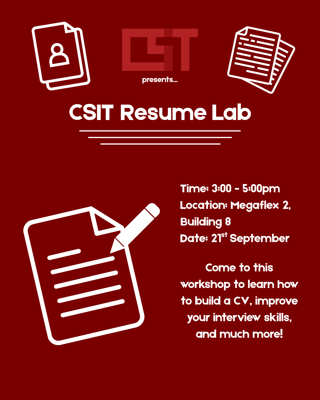 Resume Lab Flyer