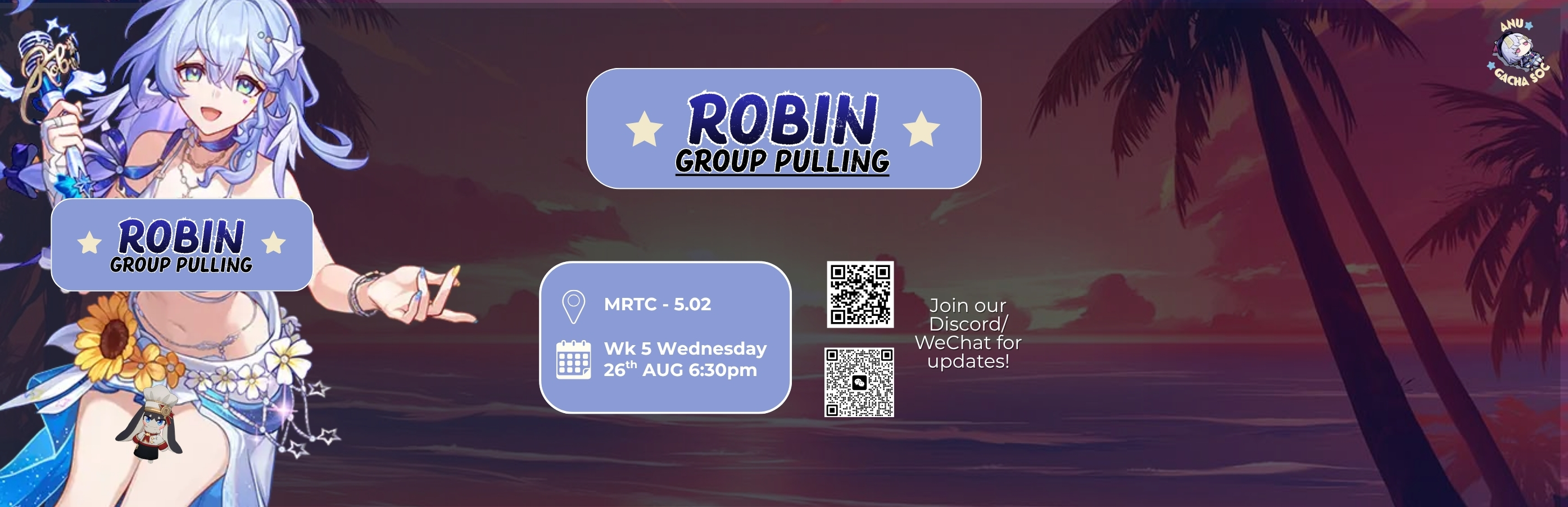 Official artwork for Robin Group Pulling · 2026-08-26