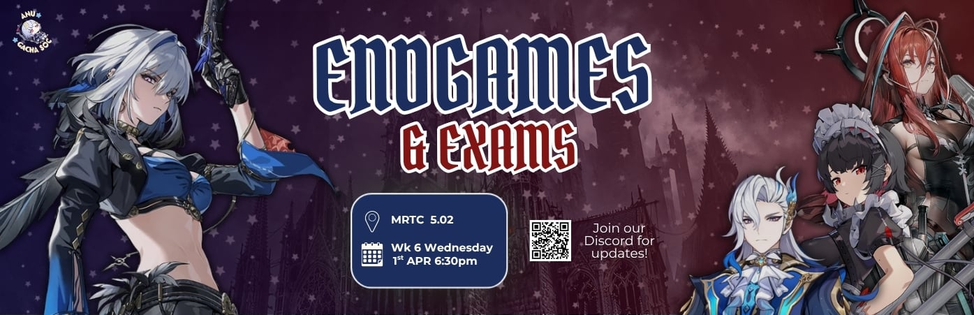 Official artwork for Endgames & Exams · 2026-04-01