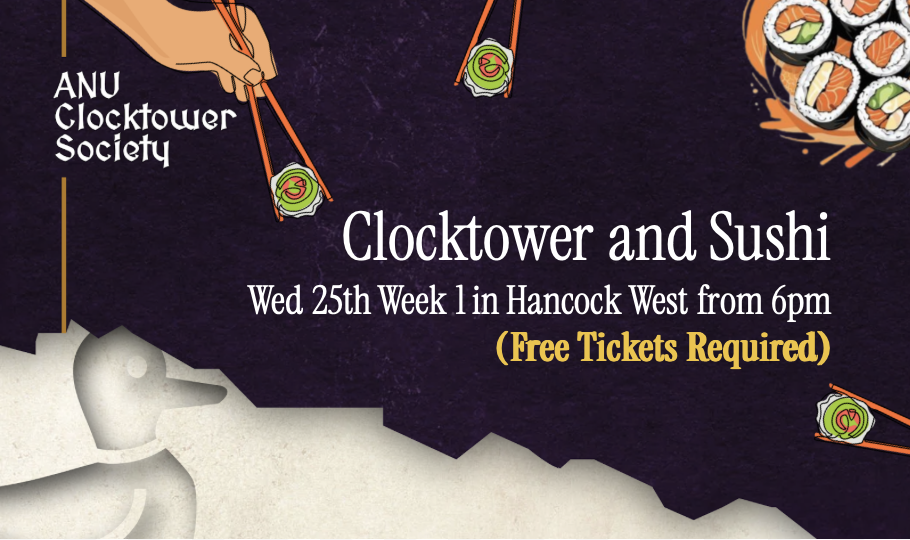 Official artwork for Clocktower and Sushi Night · 2026-02-25