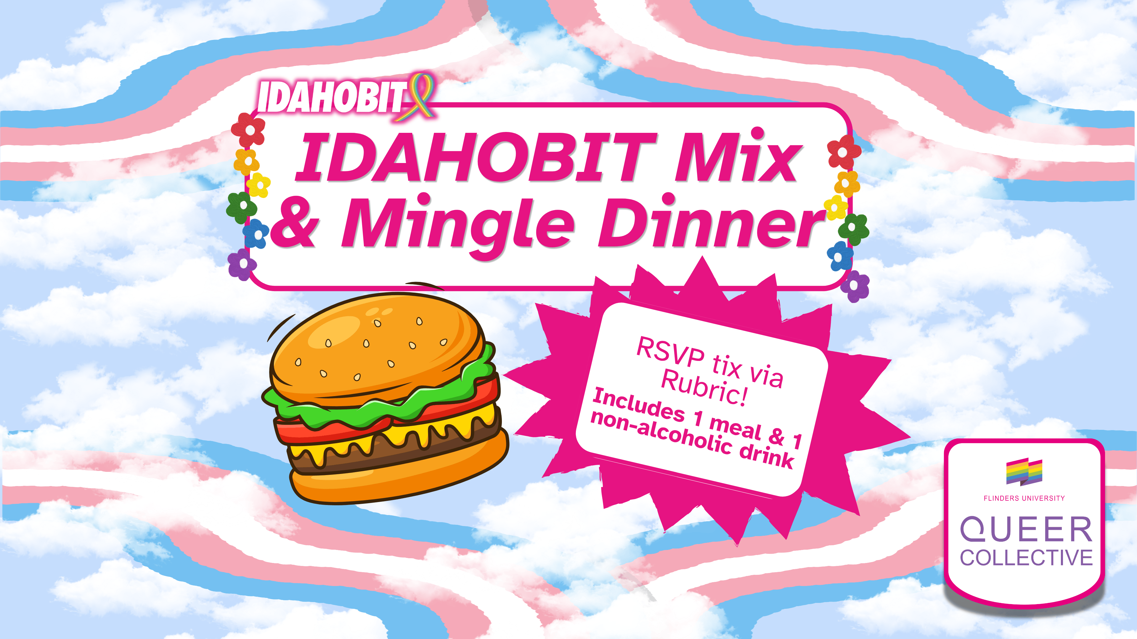 IDAHOBIT Mix & Mingle Dinner – Flinders University