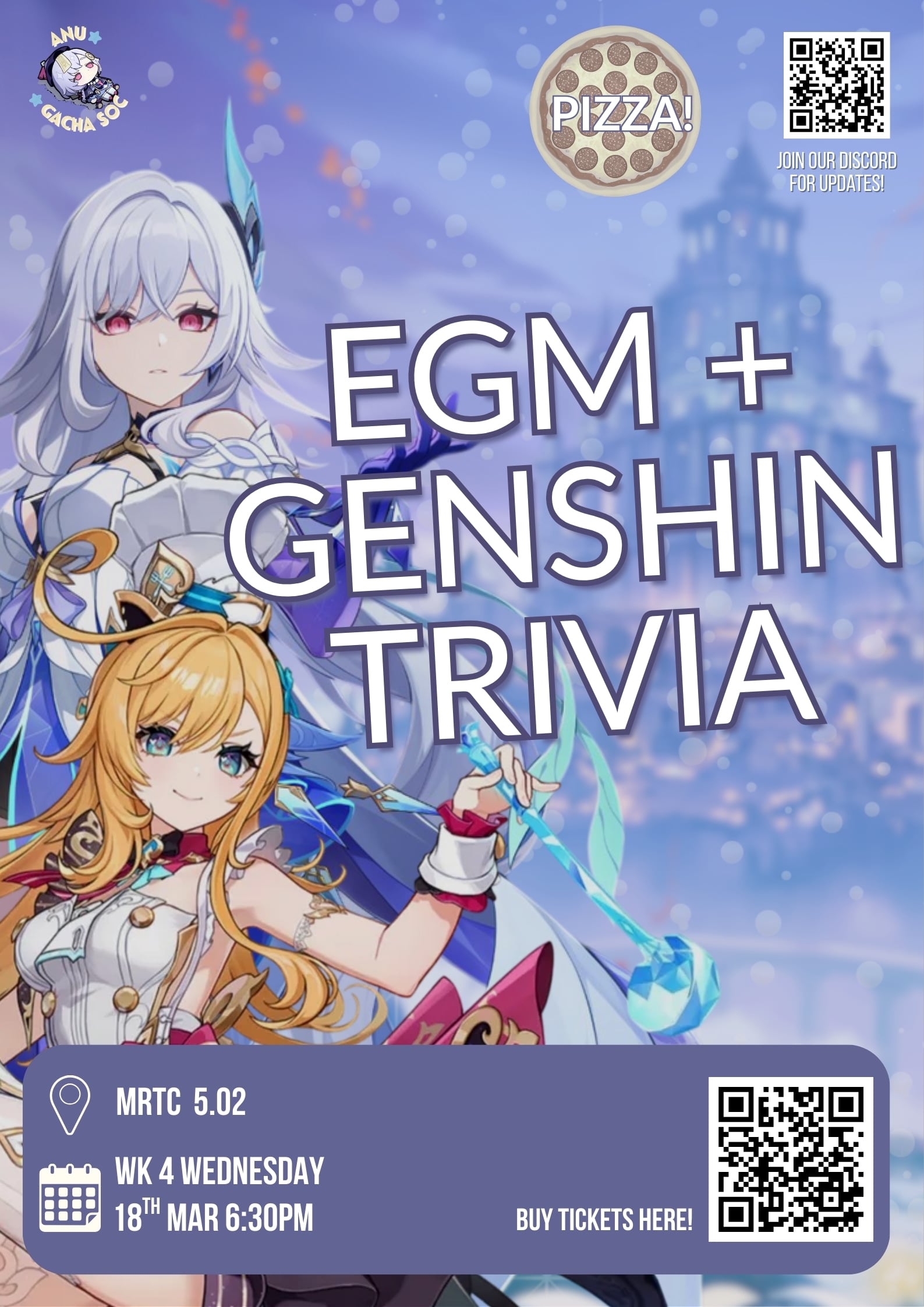 Official artwork for Emergency General Meeting (EGM) + Genshin Trivia! · 2026-03-18