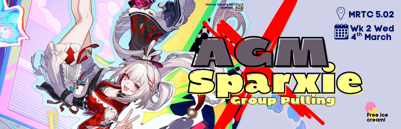 Official artwork for Annual General Meeting (AGM) + Sparxie Banner! · 2026-03-04